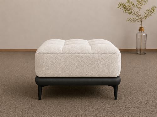 Image of Solid Wood Standard Ottoman Bench Stool | Pre-Assembled | Suitable for Living Room, Bedroom, Lounge & Office