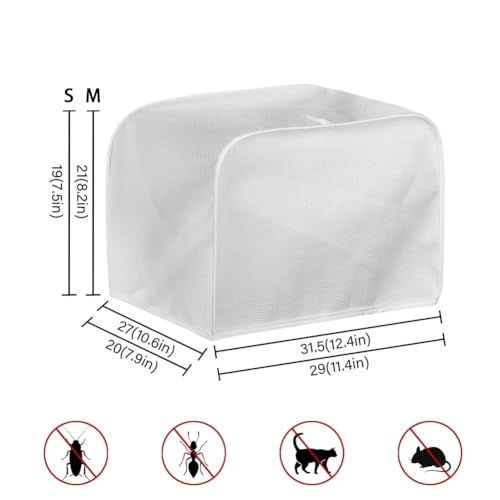 Image of Toaster Cover Kitchen Bakeware Protector Fits for Most Standard 4 Slice Toasters, Keep Toaster Free From Dust And Fingerprint Oven Dustproof Cover, Pumpkin Fall Leaf