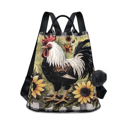 Sac à dos amusant GAIREG avec pompon élégant et bretelles réglables