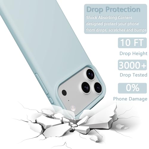 Image of iPhone 17 pro Max /18 pro Max Case Silicone(Cloud Blue)