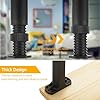 YAYODS 8 Pack Bed Support Legs 8.2-14.7 Inch Height Adjustable Bed Frame Support Legs, Heavy Duty Bed Frame Legs Replacement Center Support for King Queen Bed Slats