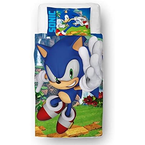 SONIC THE HEDGEHOG Kids Duvet Cover Set Cover