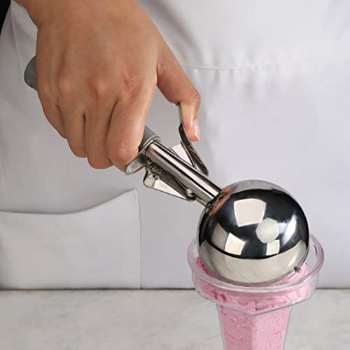 New Star Foodservice 34769 Commercial-Grade Thumb Press Food Disher/Ice Cream Scoop thumb #4