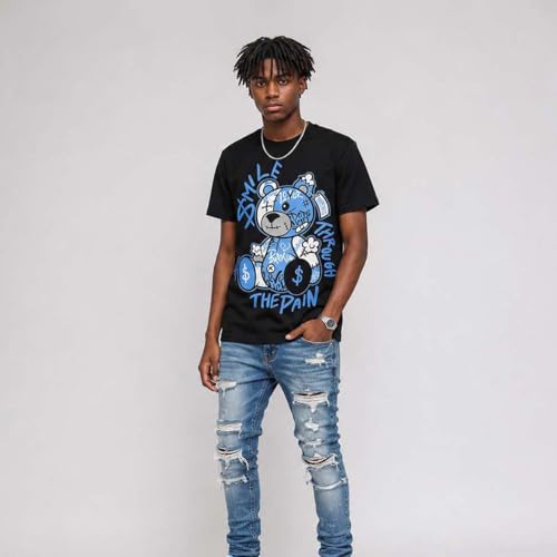 Image of DopeSkill Graphic Tee Streetwear Hip Hop Hypebeast Street Style Unisex T-Shirt Sneaker Colour Matching Shirts Cute Graphic