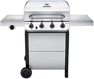 Char-Broil 463377319 Performance 4-Burner Cart Style Liquid Propane Gas Grill, Stainless Steel