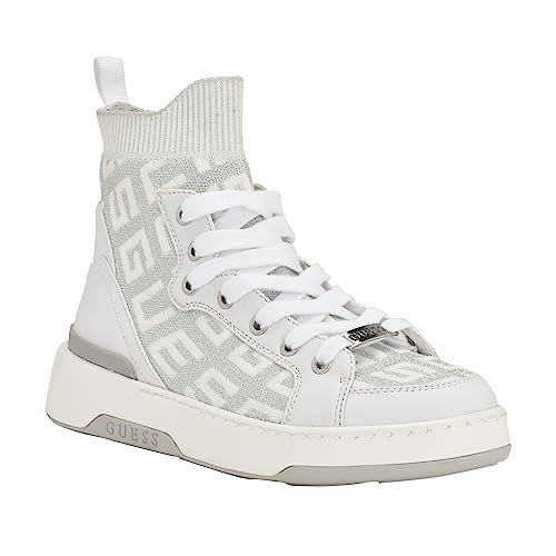 GUESS Damen Mannen Sneaker, Weiß 140, 38 EU