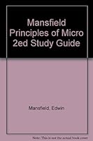 Mansfield Principles of Micro Study Guide 0393092186 Book Cover