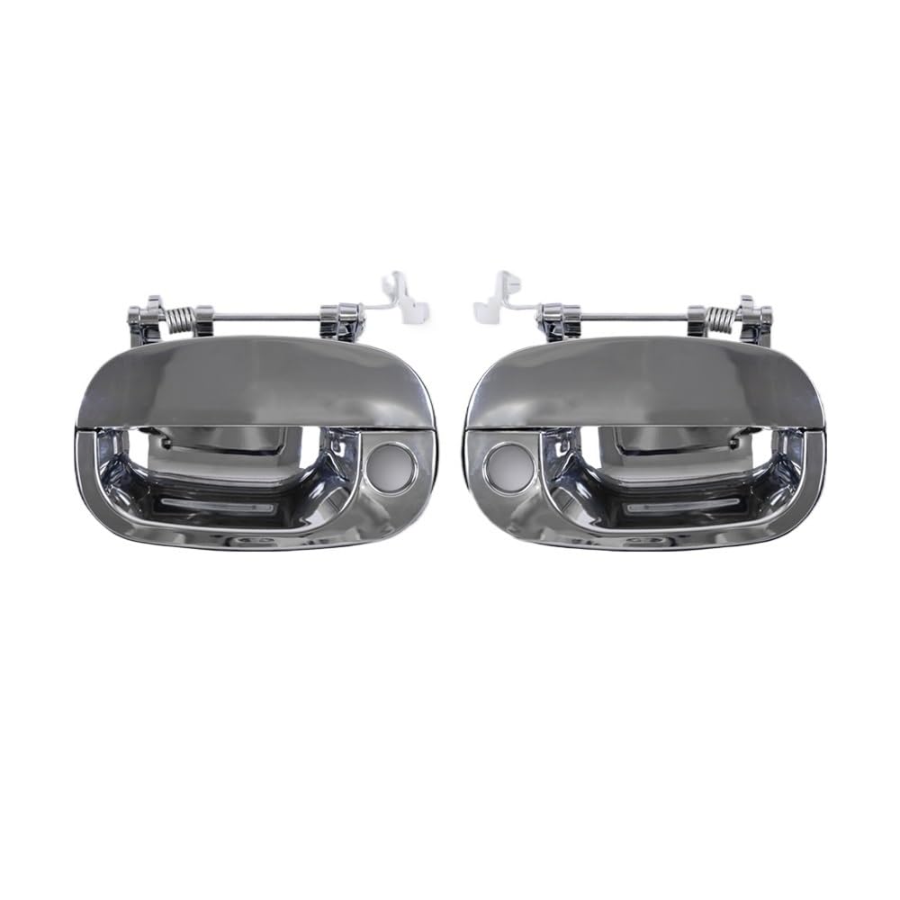 Ozhxxca 1 Pair For Chrome For Front Door Outside For Handle Compatible With For Starex 1997-2005 Jac Refine(1 Pair)