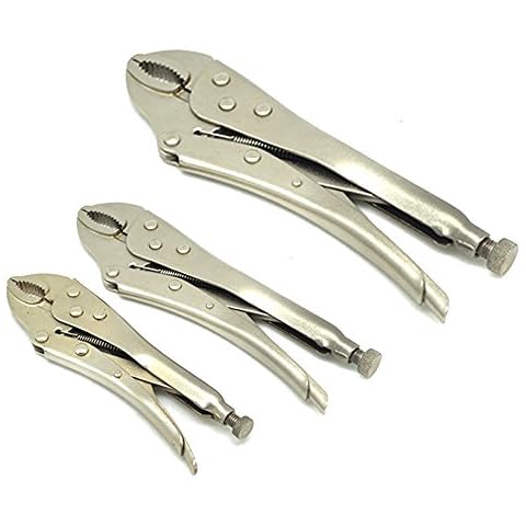 NUZAMAS Set of 3 Curved Jaw Locking Pliers Cover