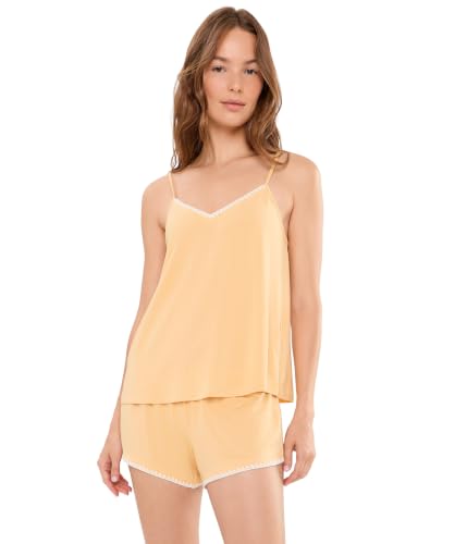Image of Eberjey Women's Frida Whip Stitch Shorts PJ Set