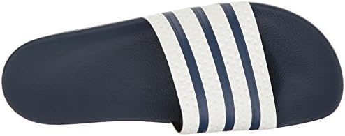 adidas Adilette White/New Navy Men's 13 | Image 4