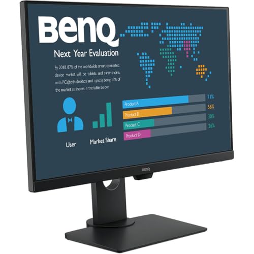 Image of BenQ BL2780T 27 inch Full HD 16:9 IPS Business Monitor with Eye-Care Technology, Built-In Speakers, Ergonomic Design, Black