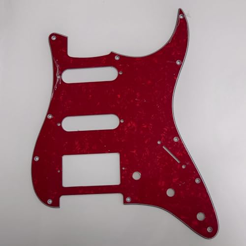 SSH プリワイヤード ギター ストラット ピックガード セット Kill Swith Ainico 5 ハムバッカー ピックアップ コイル スプリッティング スイッチ マルチ スイッチ ハーネス フェンダー アメリカン メキシコ ストラトキャスター用 (