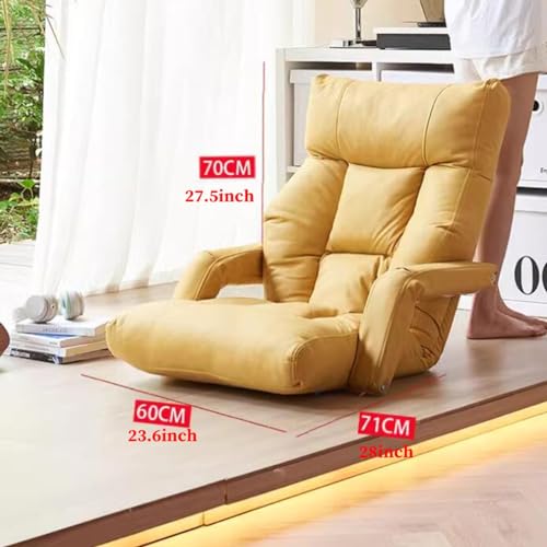 Canapé paresseux avec accoudoirs pour soulager le dos au sol