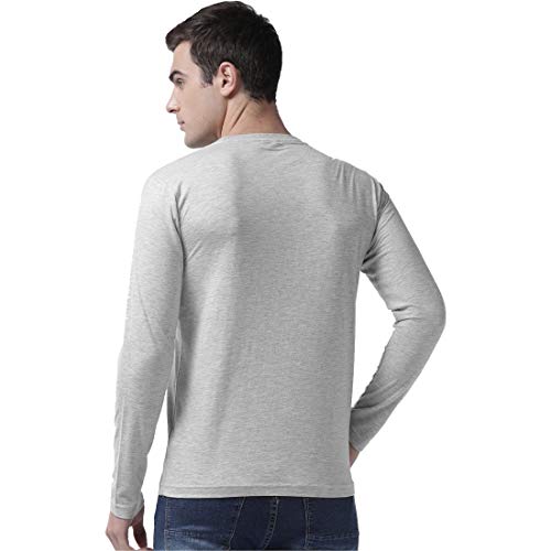 Image of Men's Full Sleeve Casual Round Neck Multi Colored T-Shirts