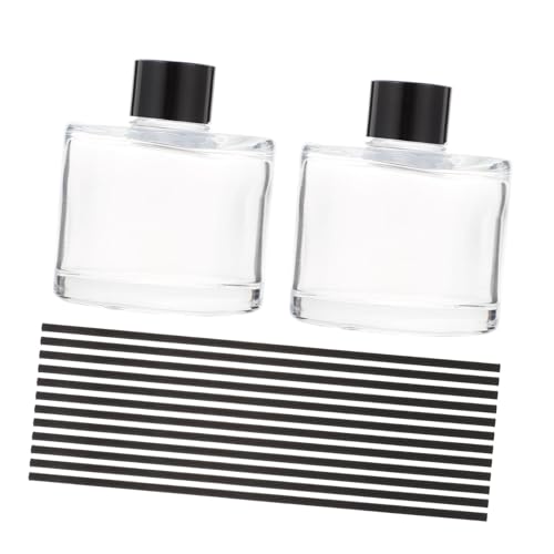 Set de botellas difusoras 50ml con varillas negra 16cm miniatura 1