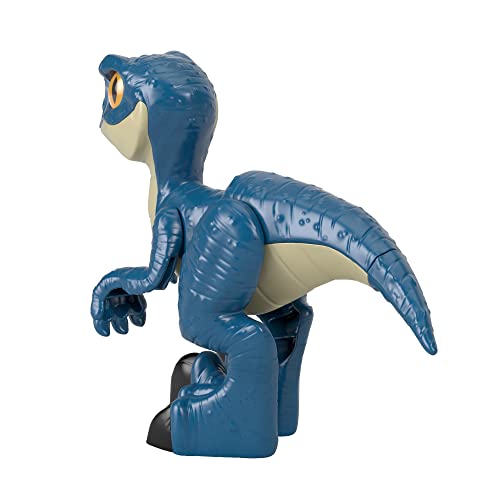 Fisher-Price Imaginext GWP07 - Jurassic World 3 XL Dino Raptor, extragroße Dinosaurierfigur für Vorschulkinder, Dinosaurier Spielzeug von 3 bis 8 Jahren
