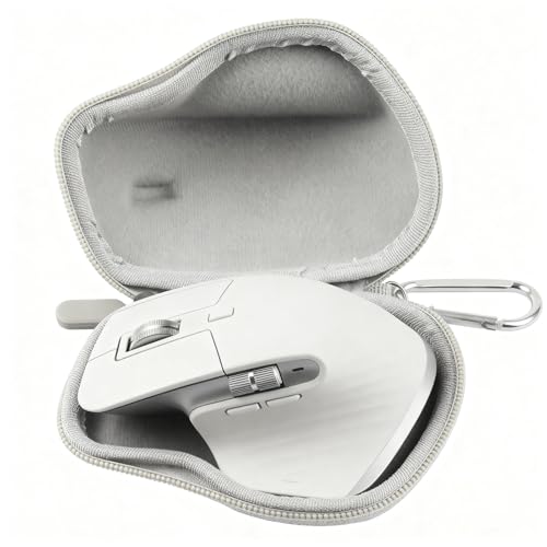 Housse Logitech MX Master 4 protection antichoc étui rigide gris pâle