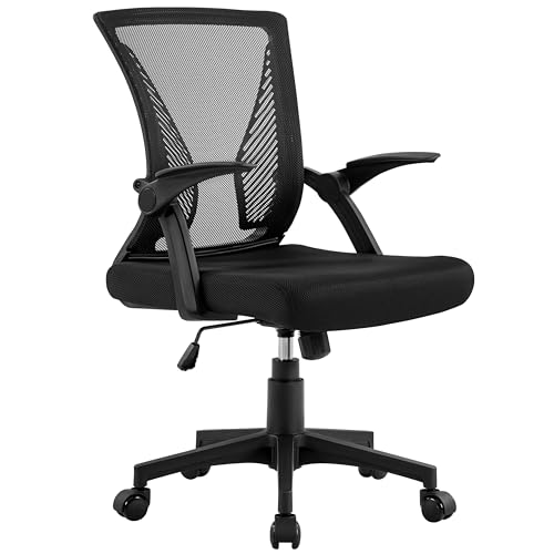 Yaheetech Sedia da Ufficio Scrivania Ergonomica con...