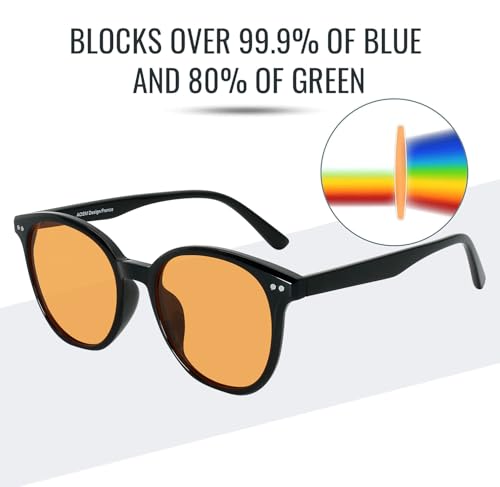 Image of AOSM Gaming Glasses 99.99% Blue Light Blocking Glasses for Men Ultimate Protection for Gaming Anti-Glare and Anti-Fatigue
