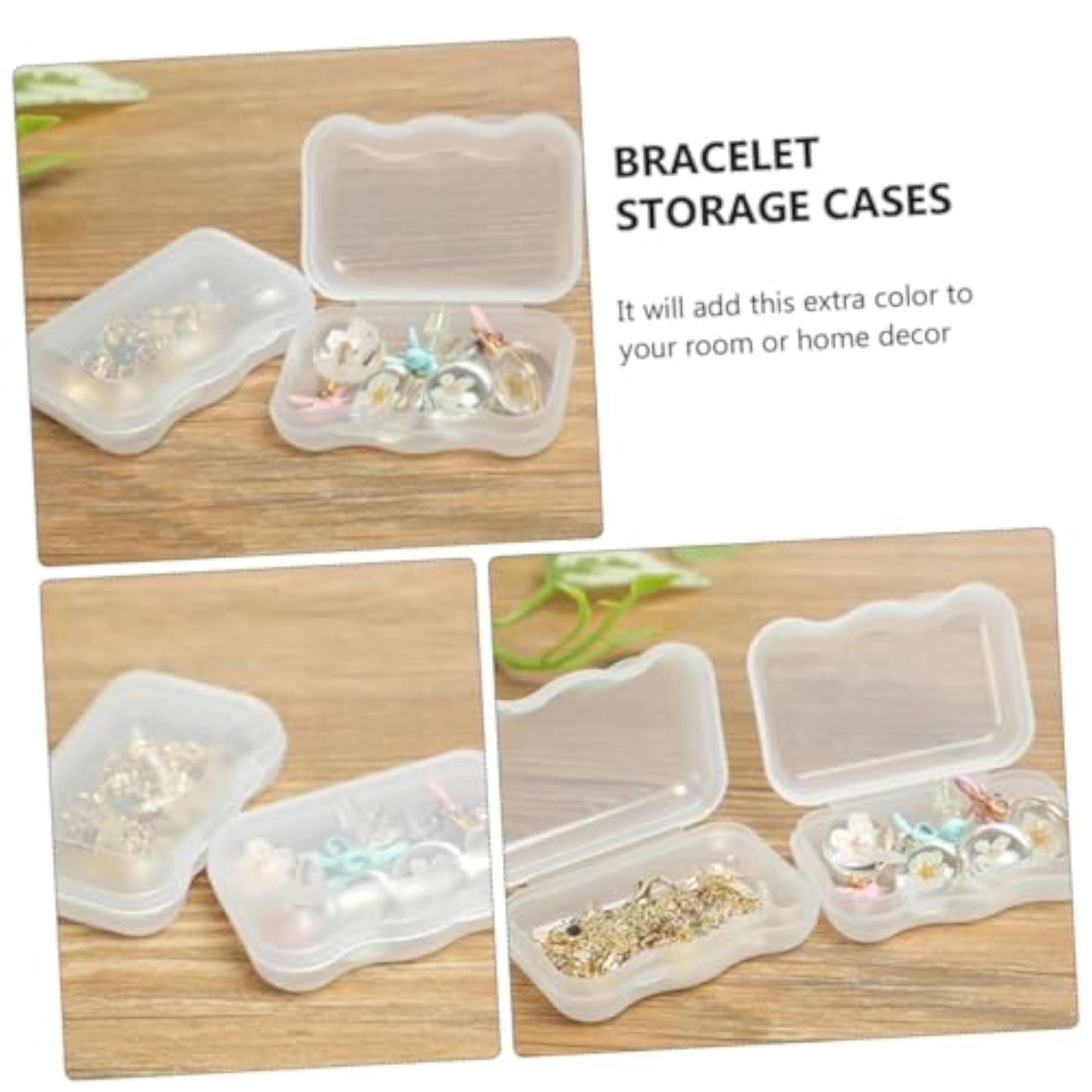 20pcs Mini Plastic Organizers for Rings, Necklaces, Bracelets