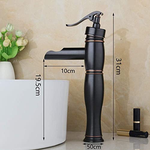 Robinet d'évier ORB noir pour rénover une salle de bains zen - 3