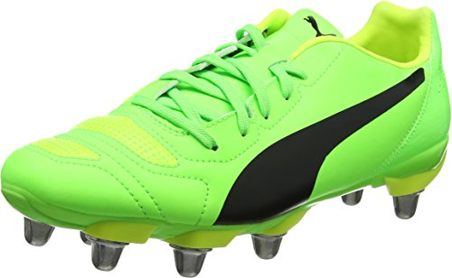 Puma Evopower 4.2 Rugby H8, Botas Hombre, Verde (Green Gecko Black-Safety Yellow 08), 43 EU