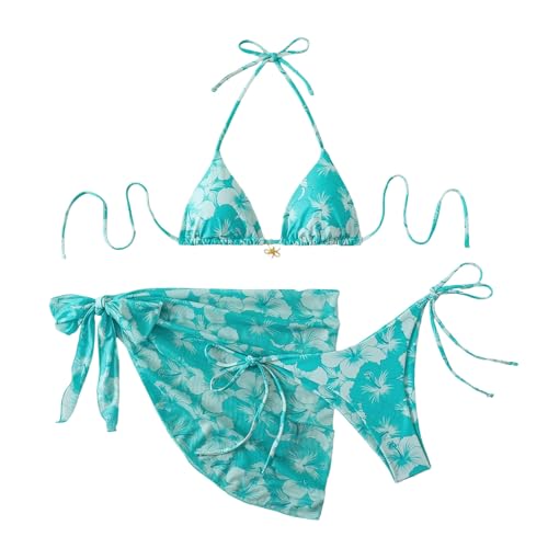 Tankini deux pièces bleu turquoise taille M pour dissimuler le ventre avec élégance