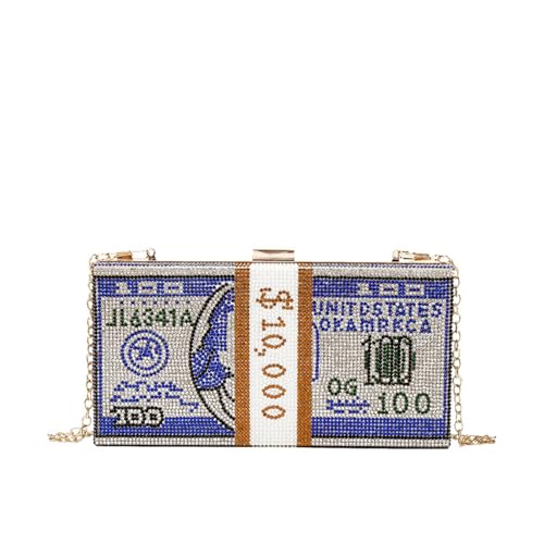 Sac à bandoulière téléphone portable EZZON pochette chaîne strass tendance