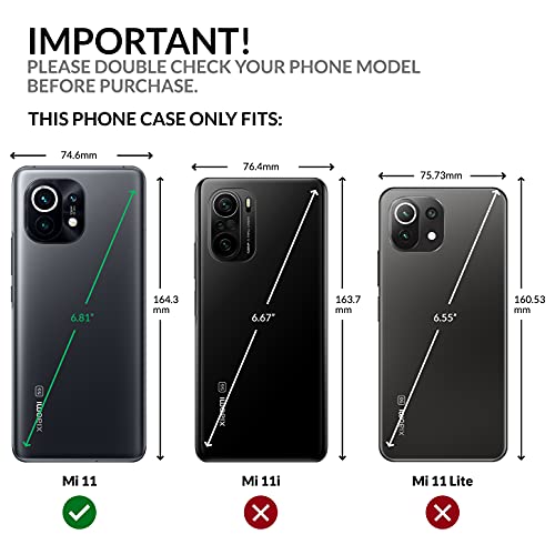 SURAZO Custodia per Mi 11 5G - Custodia protettiva...