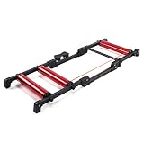 WERTYU Bike Roller Platform Foldable Bike Trainer Stand Indoor Stationary Cycling Roller Trainer Bik