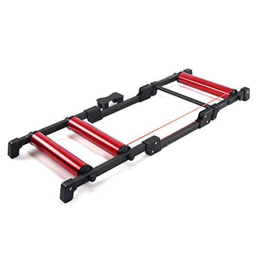 Wertyu Bike Roller Platform Foldable Bike Trainer Stand Indoor Stationary Cycling Roller Trainer Bike Exercise Station #TOP21