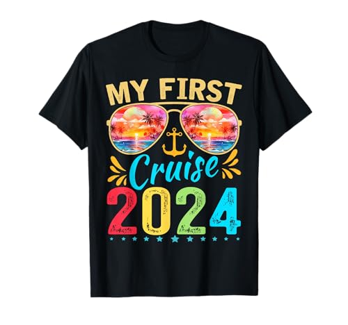 My First 2024 Cruise Trip Kids Vacation Matching Family Ship T-Shirt