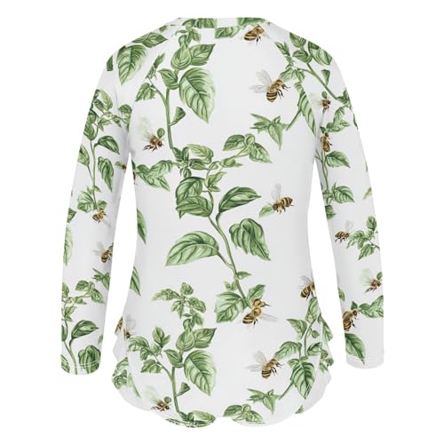 Sweet Basil White Girls Long Sleeve 1 Piecing Rash Guard Swimsuits Sun Protection Surfing Swimsuits3