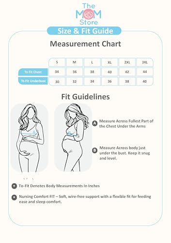 Image of The Mom Store Women's Cotton Maternity and Nursing Sleep Bra Sweat Resistant Convenient Feeding-Combo Pack