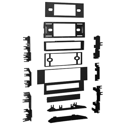 Kit d'installation simple DIN Metra 99-7401 pour autoradio de voiture Nissan 1985-1997 noir