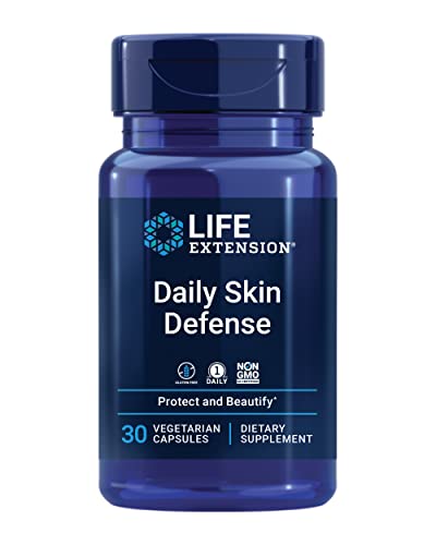 Life Extension Daily Skin Defense, Vitamin C and Ceramides, 30 Capsules - image 1