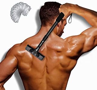 EASACE Back Shaver Back Hair Removal for Men, Back Groomer with Long Handle