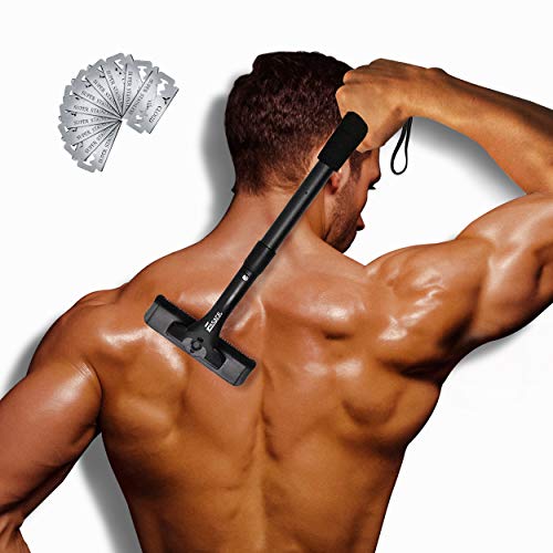 EASACE Back Shaver Back Hair Removal for Men, Back Groomer with Long Handle