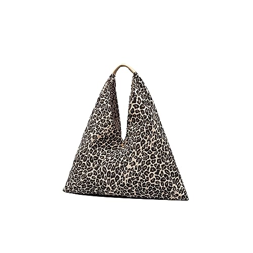 Image of CORIOS Canvas Handbag for Women - Ethnic Style Tote Top Handle Summer Beach Large Shoulder Bag