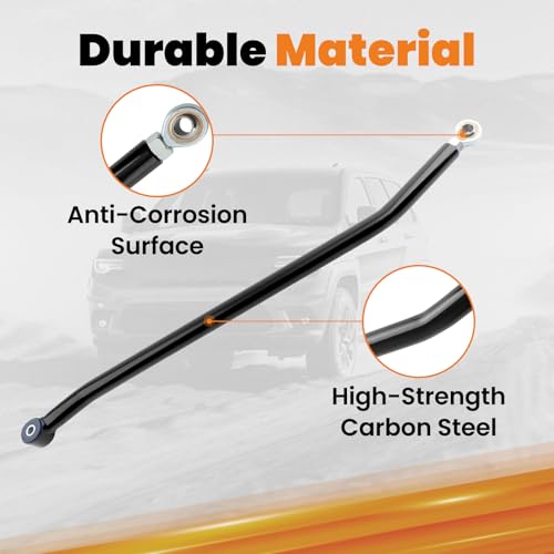 maXpeedingrods 0-3" Adjustable Track Bar for Ram 2500 3500 2003-2013, with Anti-rust Coating & Wear-resistant Poly Bushing by maXpeedingrods - Image 3