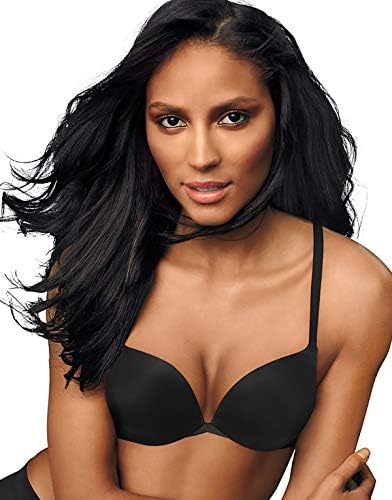 Maidenform Women’s Love The Lift Underwire Demi Bra, Smoothing Lace-Trim Bra with Push-Up Cups