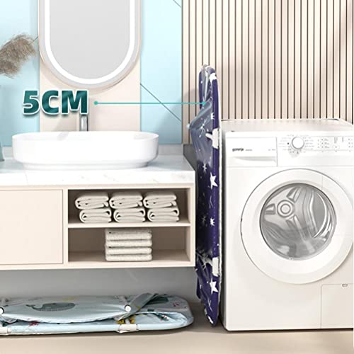 HWGING Faltbare Badewanne,140x60CM Mobile Tragbare Badewanne Faltbare Badewanne,Tragbarer Badewanne Faltwanne Eimer Kit Einweichen Stehende Badewanne Familie Badezimmer SPA Badewanne (Dunkelblau)