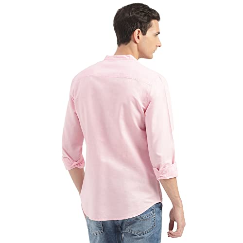 Image of UNITED COLORS OF BENETTON Men's Cotton Solid Slim Fit Shirt