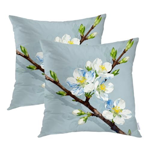 Batmerry Spring Floral Throw Pillow Covers,Floral...