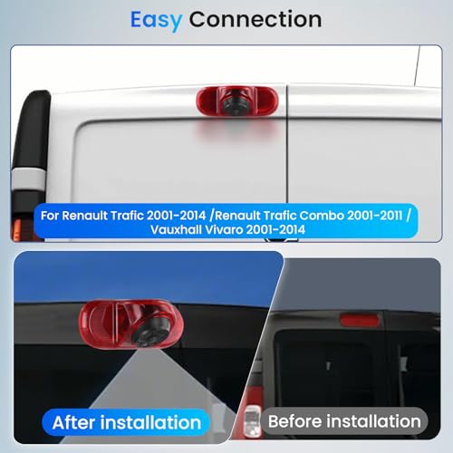 Caméra de recul pour stationnement facile Renault Trafic - 6