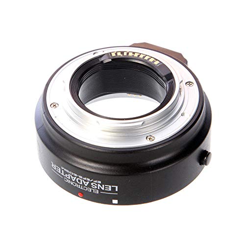 Focusfoto Auto Focus Af Electronic Automatic Lens Adapter Ring For Canon Ef Ef-S Lens To Canon Eos M Ef-M Mount Mirrorless Camera Body M1 M2 M3 M5 M6 M10 M50 M100 M200, M50 Mark Ii, M6 Mark Ii #TOP1