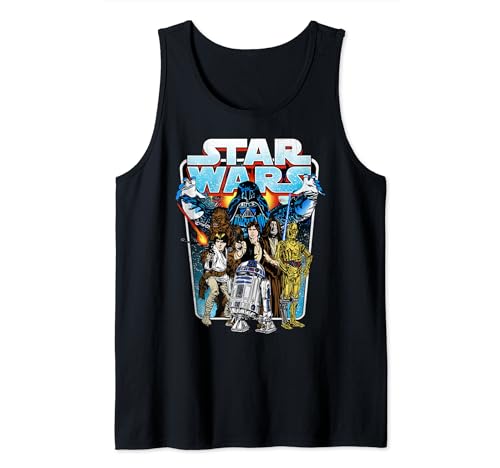 Débardeur Star Wars Darth Vader t-shirt sans manches rétro style comic pour homme