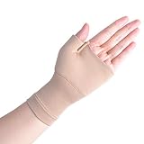 Wrist & Thumb Support Sleeve, 1 Pair Compression Arthritis Gloves for Unisex, Ideal for Carpal Tunne