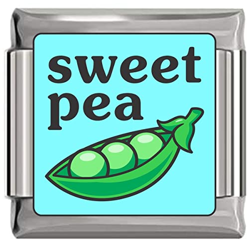 NewCharms Sweet Pea Italian Charm